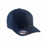 Casquette Flexfit coton brossé - 6 panneaux KP907 - Navy personnalisable - Vue de face