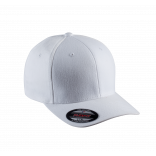 Casquette Flexfit coton brossé - 6 panneaux KP907 - White personnalisable - Vue de face