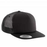 Casquette Trucker classique - 5 panneaux KP911 - Black personnalisable - Vue de face