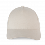 Casquette en coton recyclé 5 panneaux KP921 - Ecume personnalisable - Vue de face