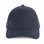 Casquette en coton recyclé 5 panneaux KP921 - Moonlight Navy personnalisable - Vue de face