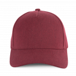 Casquette en coton recyclé 5 panneaux KP921 - Rosewood personnalisable - Vue de face