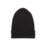 Bonnet long KP952 - Black personnalisable - Vue de face