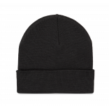 Bonnet à maille fine KP955 - Black personnalisable - Vue de face