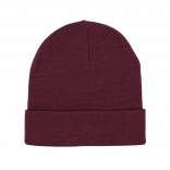 Bonnet à maille fine KP955 - Dark Cherry personnalisable - Vue de face