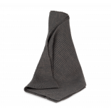 Écharpe à maille côtelée KP957 - Cement Grey Heather personnalisable - Vue de face