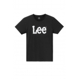 T-shirt Logo Lee L65 - Black personnalisable - Vue de face
