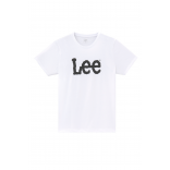 T-shirt Logo Lee L65 - White personnalisable - Vue de face