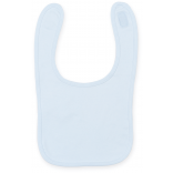 Bavoir LW082 - Pale Blue personnalisable - Vue de face