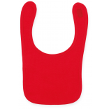 Bavoir LW082 - Red personnalisable - Vue de face
