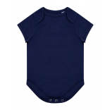 Body manches courtes coton biologique LW655 - Navy personnalisable - Vue de face