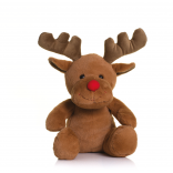 Peluche Renne MM033 - Brown personnalisable - Vue de face