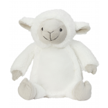 Peluche print me MM060 - Lamb personnalisable - Vue de face
