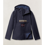 Anorak à capuche RAINFOREST NP000HC0 - NAVY personnalisable - Vue de face