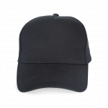 Casquette écoresponsable 5 panneaux unisexe NS037 - Black personnalisable - Vue de face