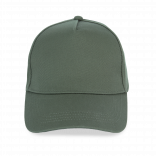 Casquette écoresponsable 5 panneaux unisexe NS037 - Organic Khaki personnalisable - Vue de face