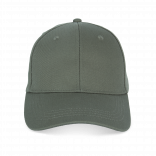 Casquette écoresponsable 6 panneaux unisexe NS038 - Organic Khaki personnalisable - Vue de face