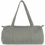 Sac polochon en molleton NS106 - Almond Green personnalisable - Vue de face