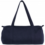 Sac polochon en molleton NS106 - Black personnalisable - Vue de face