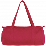 Sac polochon en molleton NS106 - Hibiscus Red personnalisable - Vue de face