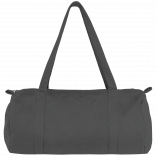 Sac polochon en molleton NS106 - Iron Grey personnalisable - Vue de face