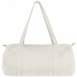 Sac polochon en molleton NS106 - Ivory personnalisable - Vue de face