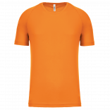 T-shirt sport manches courtes enfant PA445 - Orange personnalisable - Vue de face