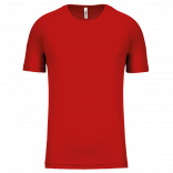 T-shirt sport manches courtes enfant PA445 - Red personnalisable - Vue de face
