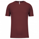 T-shirt sport manches courtes enfant PA445 - Wine personnalisable - Vue de face