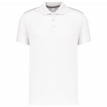 Polo manches courtes homme PA480 - White personnalisable - Vue de face