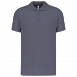 Polo manches courtes homme PA480 - sporty grey personnalisable - Vue de face