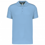 Polo manches courtes homme PA480 - Sky Blue personnalisable - Vue de face