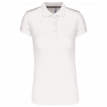 Polo manches courtes femme PA481 - White personnalisable - Vue de face