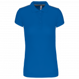 Polo manches courtes femme PA481 - Sporty Royal Blue personnalisable - Vue de face