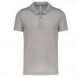 Polo sport manches courtes PA482 - Grey Melange personnalisable - Vue de face