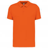 Polo sport manches courtes PA482 - Orange personnalisable - Vue de face