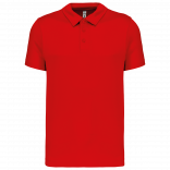 Polo sport manches courtes PA482 - Red personnalisable - Vue de face