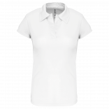 Polo sport manches courtes femme PA483 - White personnalisable - Vue de face