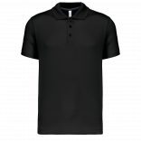Polo manches courtes enfant PA488 - Black personnalisable - Vue de face