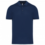 Polo piqué performance homme PA489 - Sporty Navy personnalisable - Vue de face