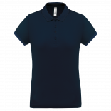 Polo piqué performance femme PA490 - Sporty Navy personnalisable - Vue de face
