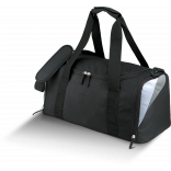 Sac de sport - 40 litres PA532 - Black / White / Light Grey personnalisable - Vue de face