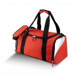 Sac de sport - 54 litres PA533 - Red / White / Light Grey personnalisable - Vue de face