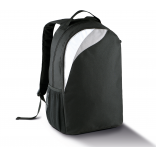 Sac à dos multisports - 16L PA535 - Black / White / Light Grey personnalisable - Vue de face