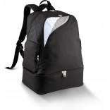 Sac à dos multisports fond rigide - 39L PA536 - Black / White / Light Grey personnalisable - Vue de face