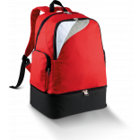 Sac à dos multisports fond rigide - 39L PA536 - Red / White / Light Grey personnalisable - Vue de face