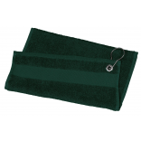 Serviette de golf - 50 x 30 cm PA570 - Forest Green personnalisable - Vue de face