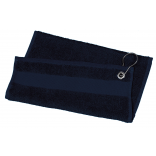 Serviette de golf - 50 x 30 cm PA570 - Navy personnalisable - Vue de face