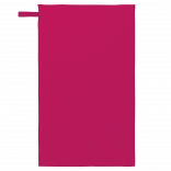 Serviette de sport microfibre - 50 x 100 cm PA574 - Fuchsia personnalisable - Vue de face