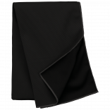 Serviette sport rafraîchissante - 100 cm x 30 cm PA578 - Black personnalisable - Vue de face
